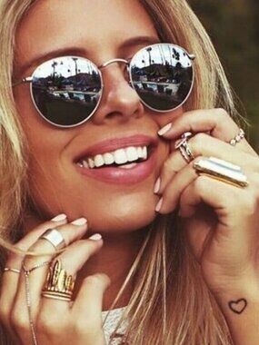 LIKE NEW RayBan Round Metal RB3447 Silver Mirror Ray ban Sunglasses 50mm